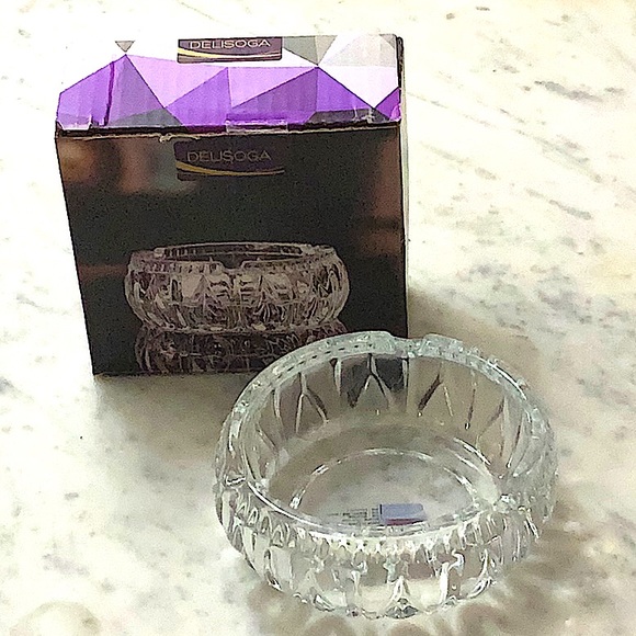 CRYSTAL HOLDER MAXI TEA LIGHT OR MINI CANDLE NEW DELISOGA - Picture 3 of 6